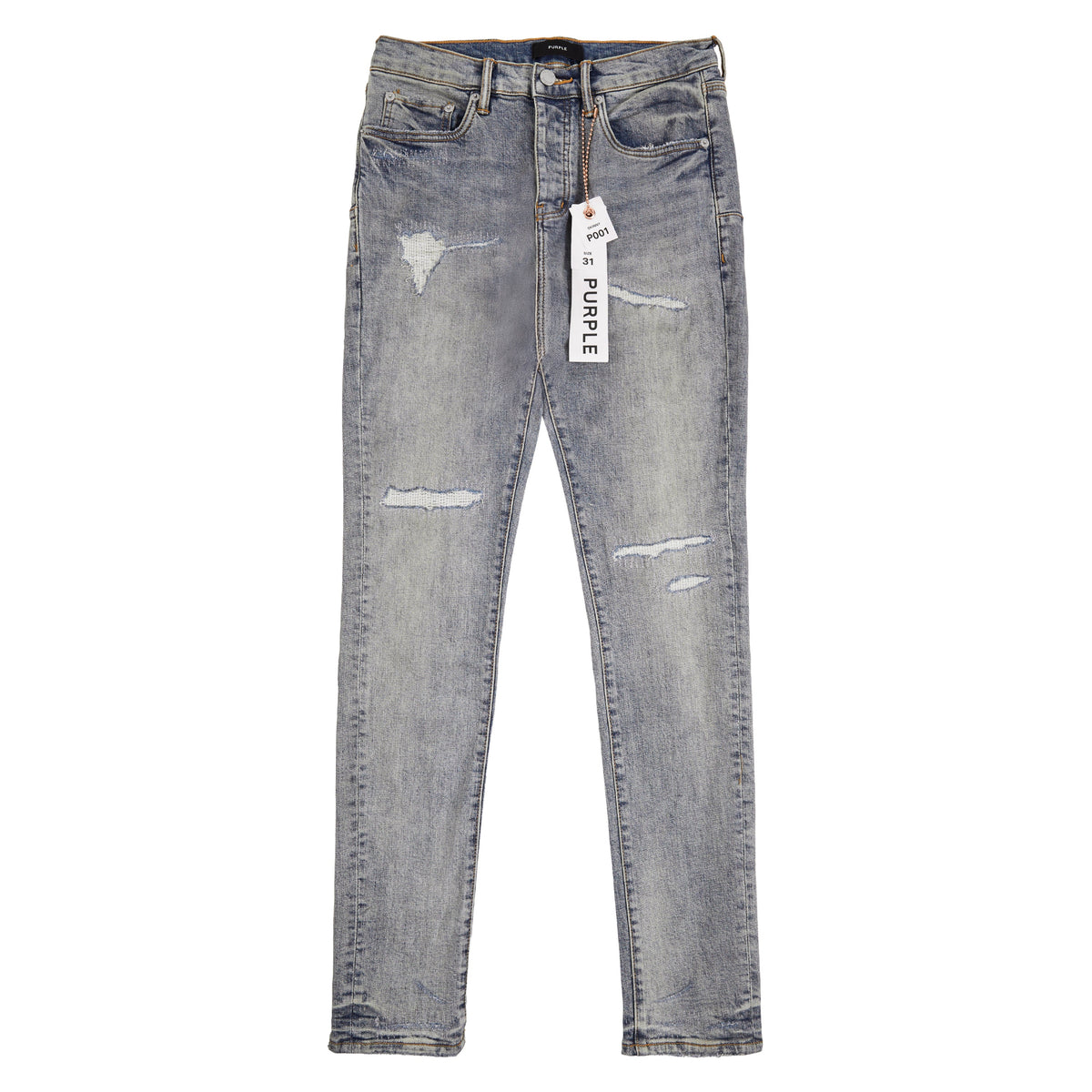 Light Blue Vintage Repair Denim