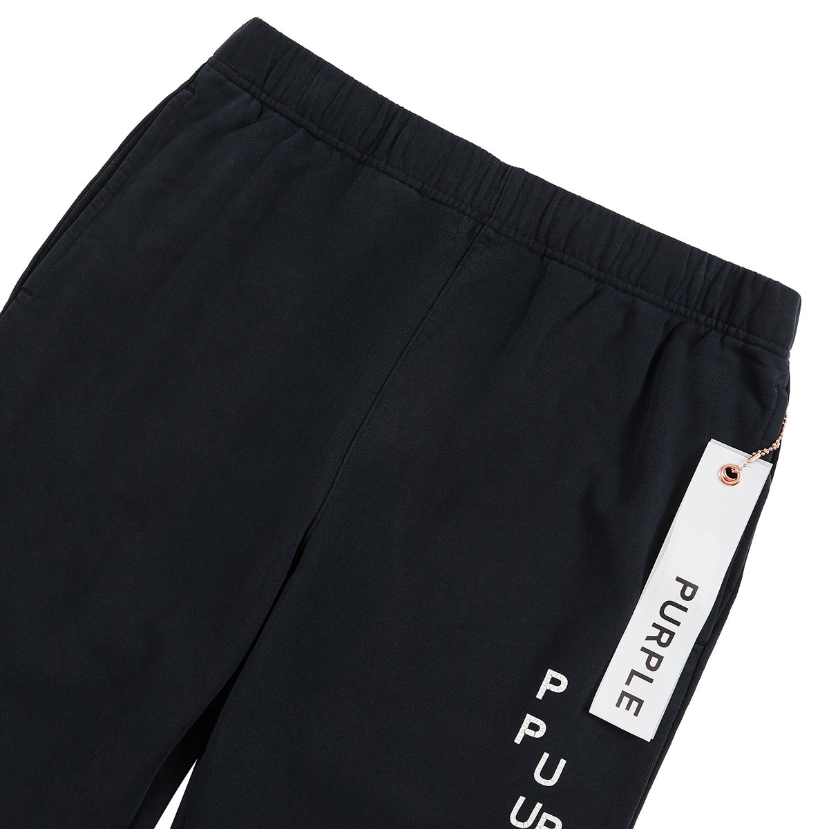 Cracked Puzzle Flared Sweatpant | Black