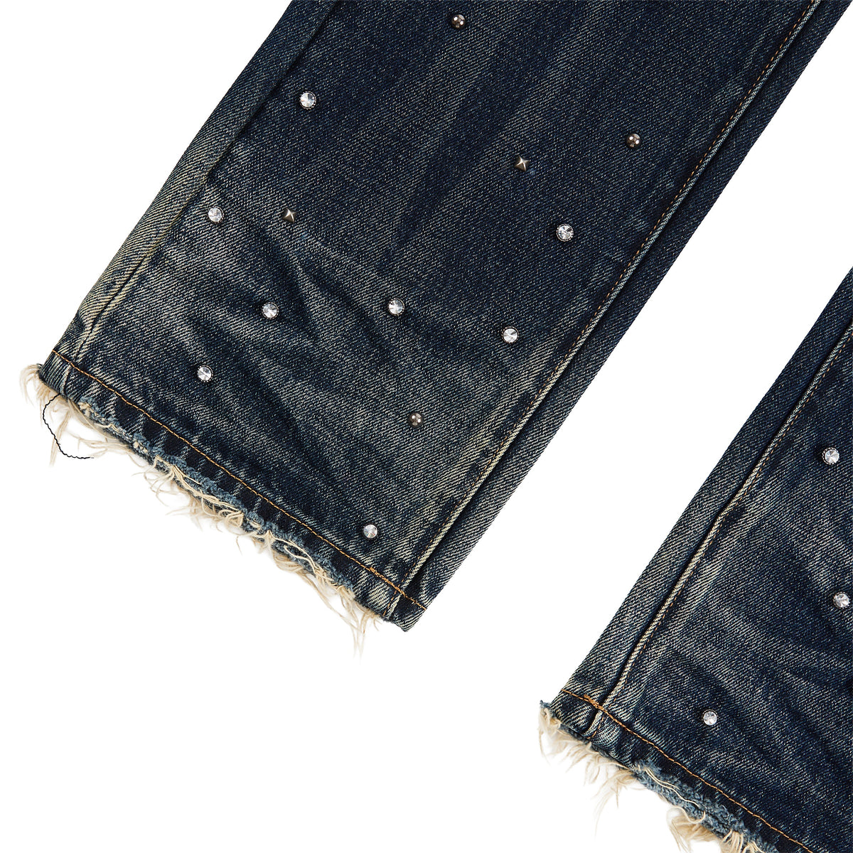 Chainstitch Denim | Dark Blue Sunblast