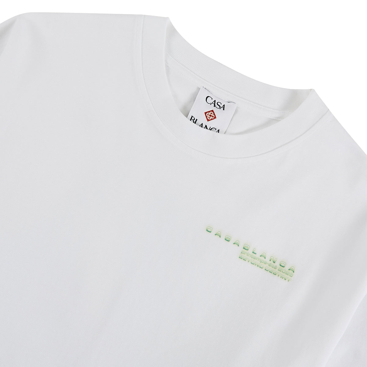 Glitch Orchid L/S Tee | White