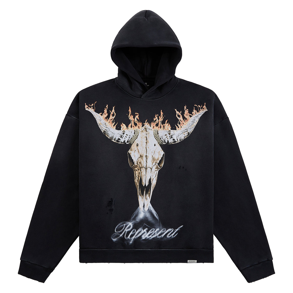 British Cowboys Hoodie | Stained Black