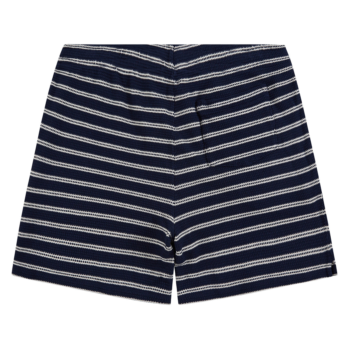 Pointelle Ribbed Short | Newport Navy/Pale Cream