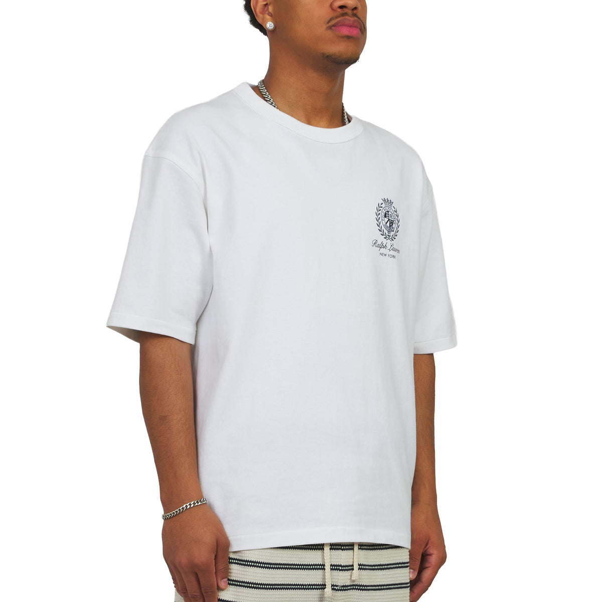 RL Crest Tee | White