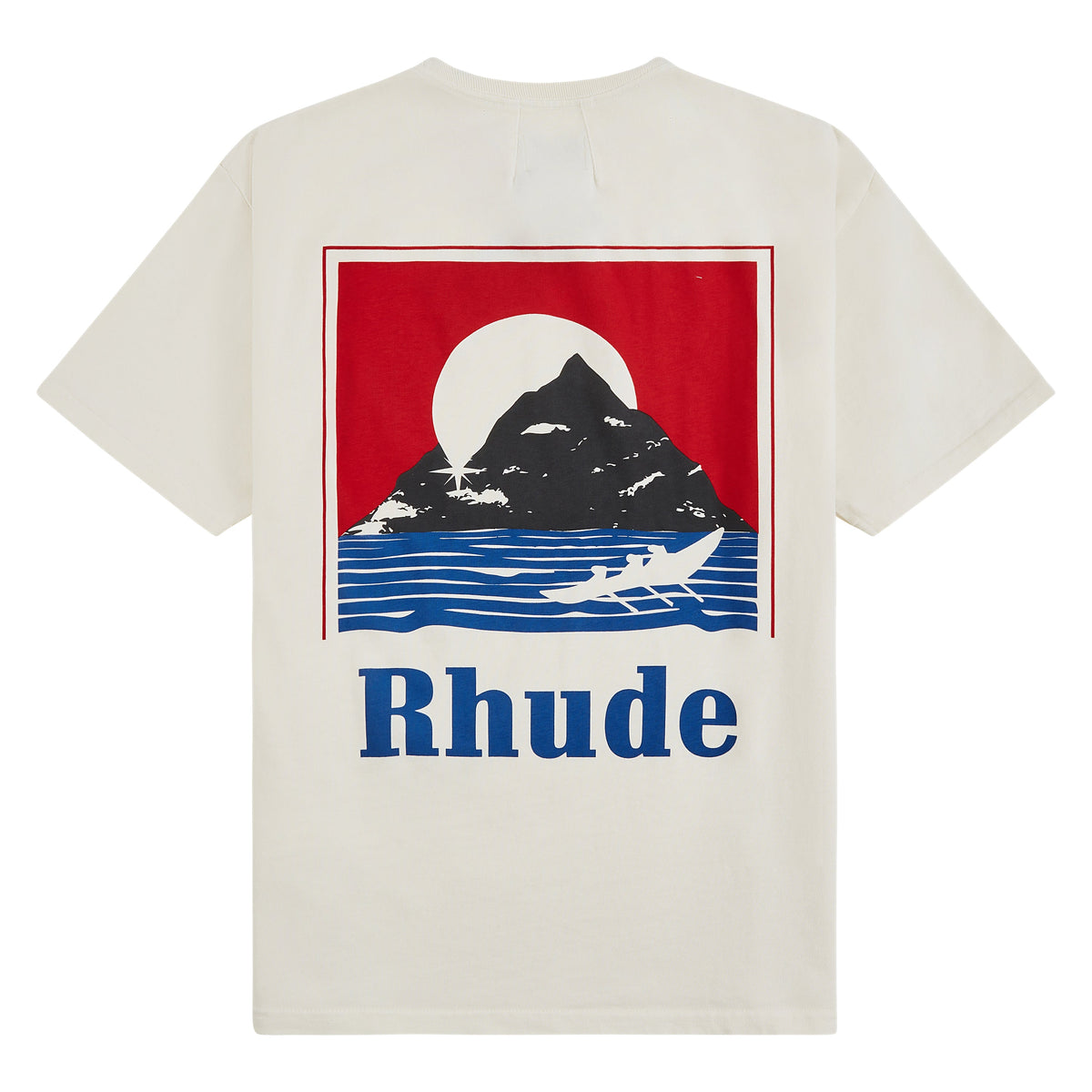 Moonlight Regatta Tee | White/Red/Blue