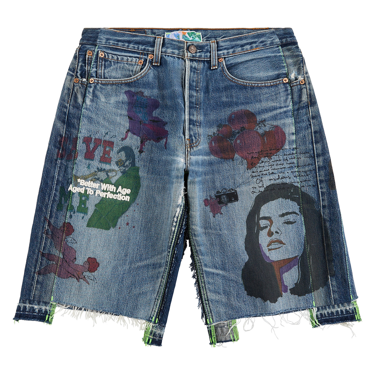 Harrison Triple-Wide Denim Short | Medium Wash