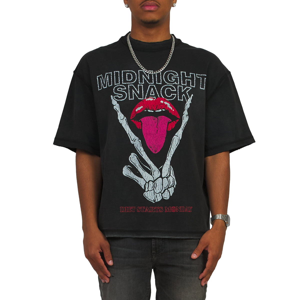 Midnight Snack Tee | Vintage Black