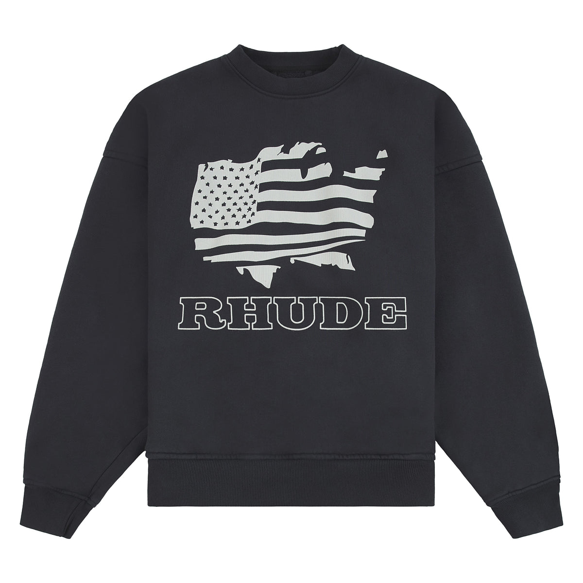 Banner Sweatshirt | Vintage Black/White