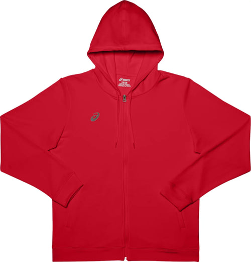 ASICS Men's French Terry Full Zip Hoodie Red (2031A616)