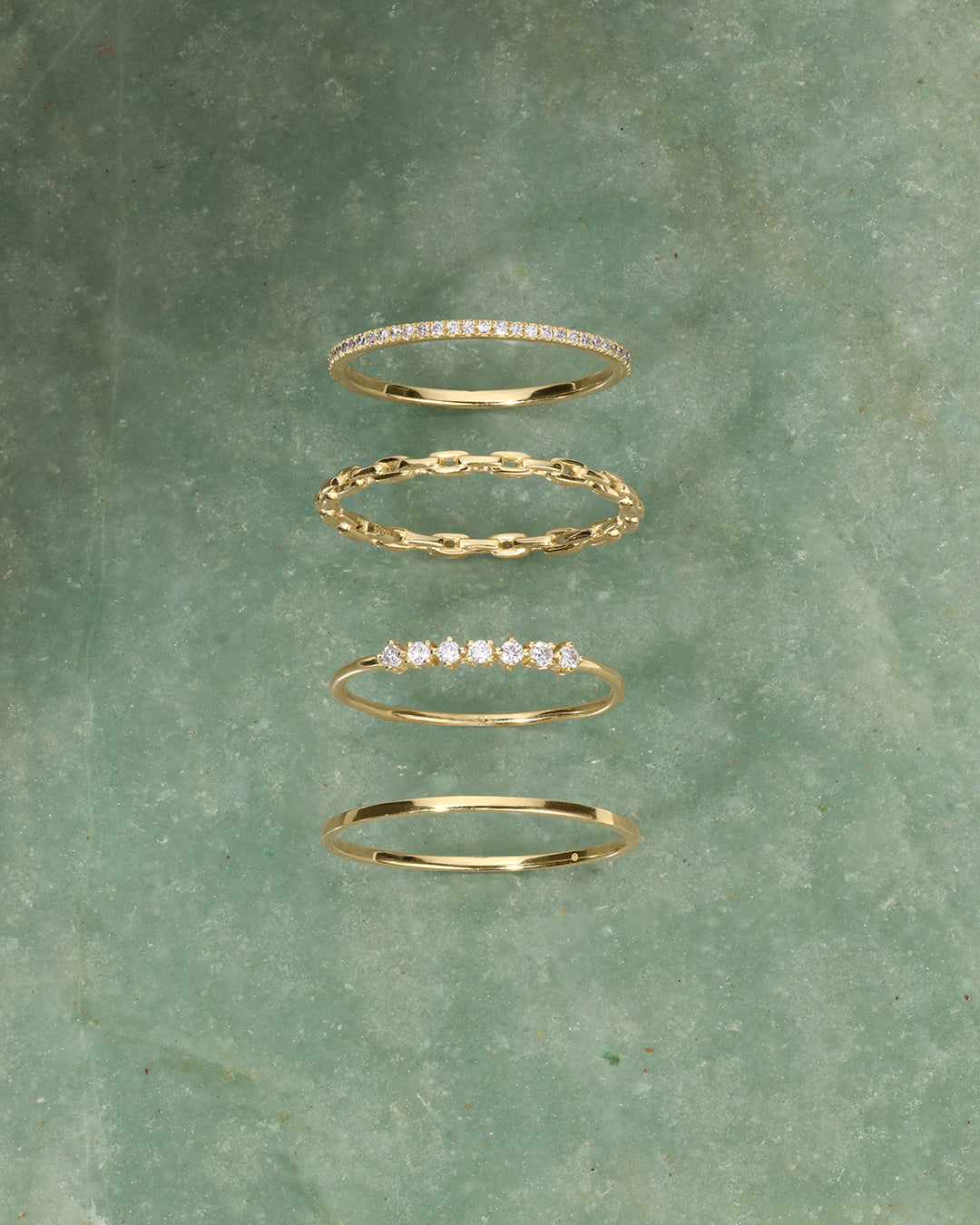 14K Gold Parker Ring