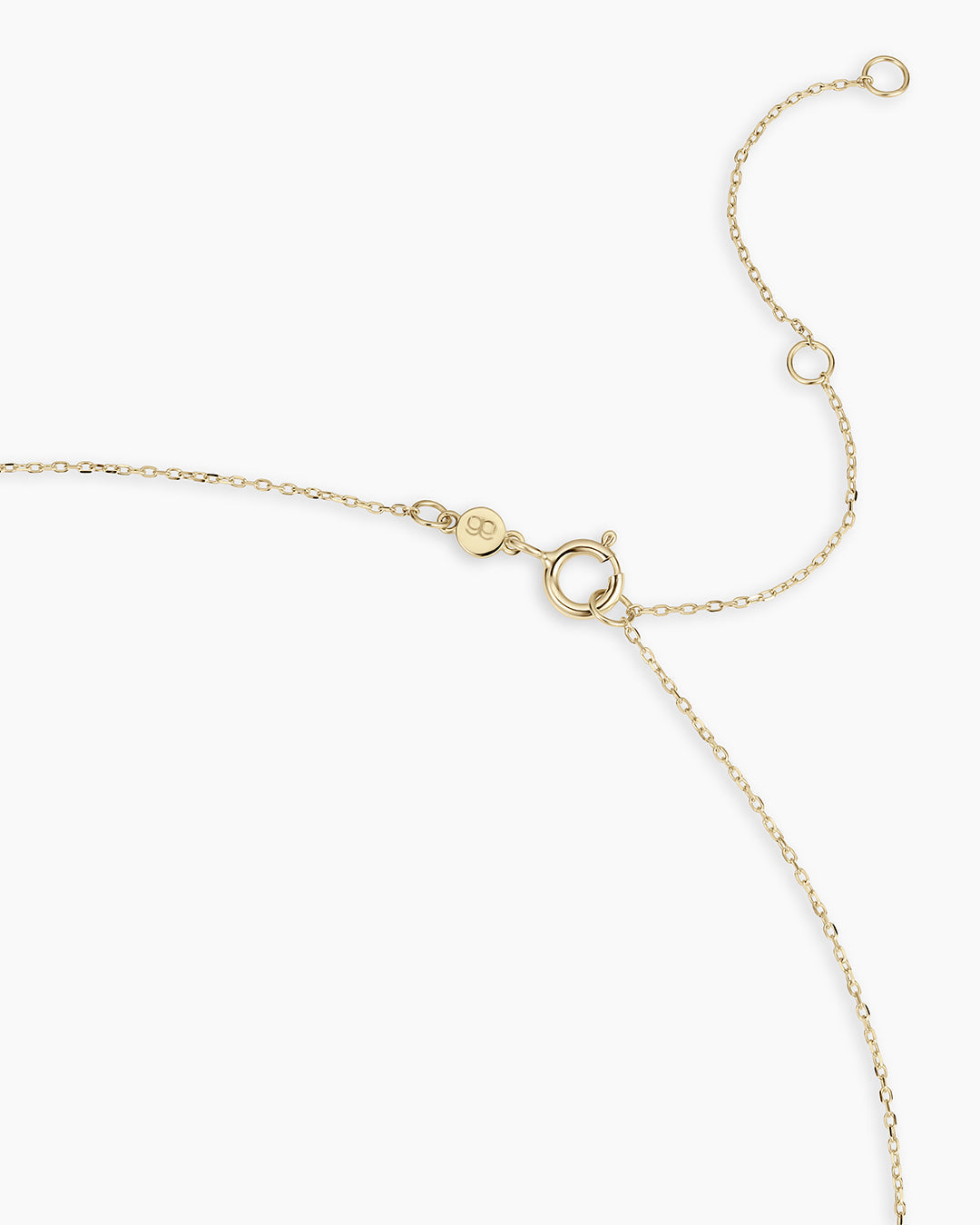 14K Diamond Script Alphabet Charm Necklace