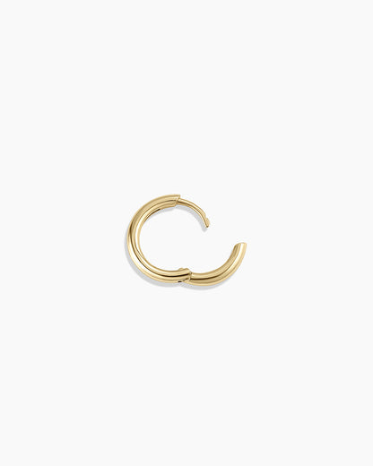 14K Gold Everyday Single Huggie