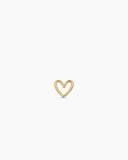 Delicate Heart Carabiner Charm