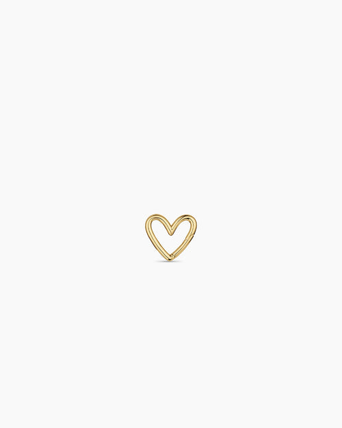 Delicate Heart Carabiner Charm