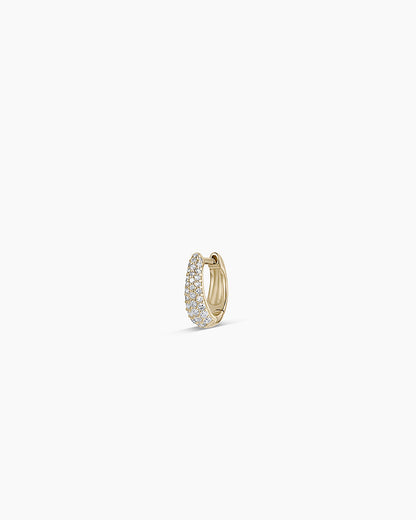 14K Diamond Banks Single Huggie