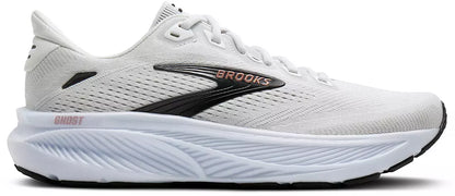 Brooks Women's Ghost 18 - White/Black/Rose Gold