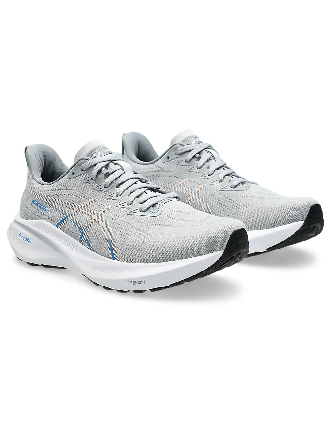 Asics Womens GT-2000 13 Wide- Piedmont Grey/White (1012B667-022)