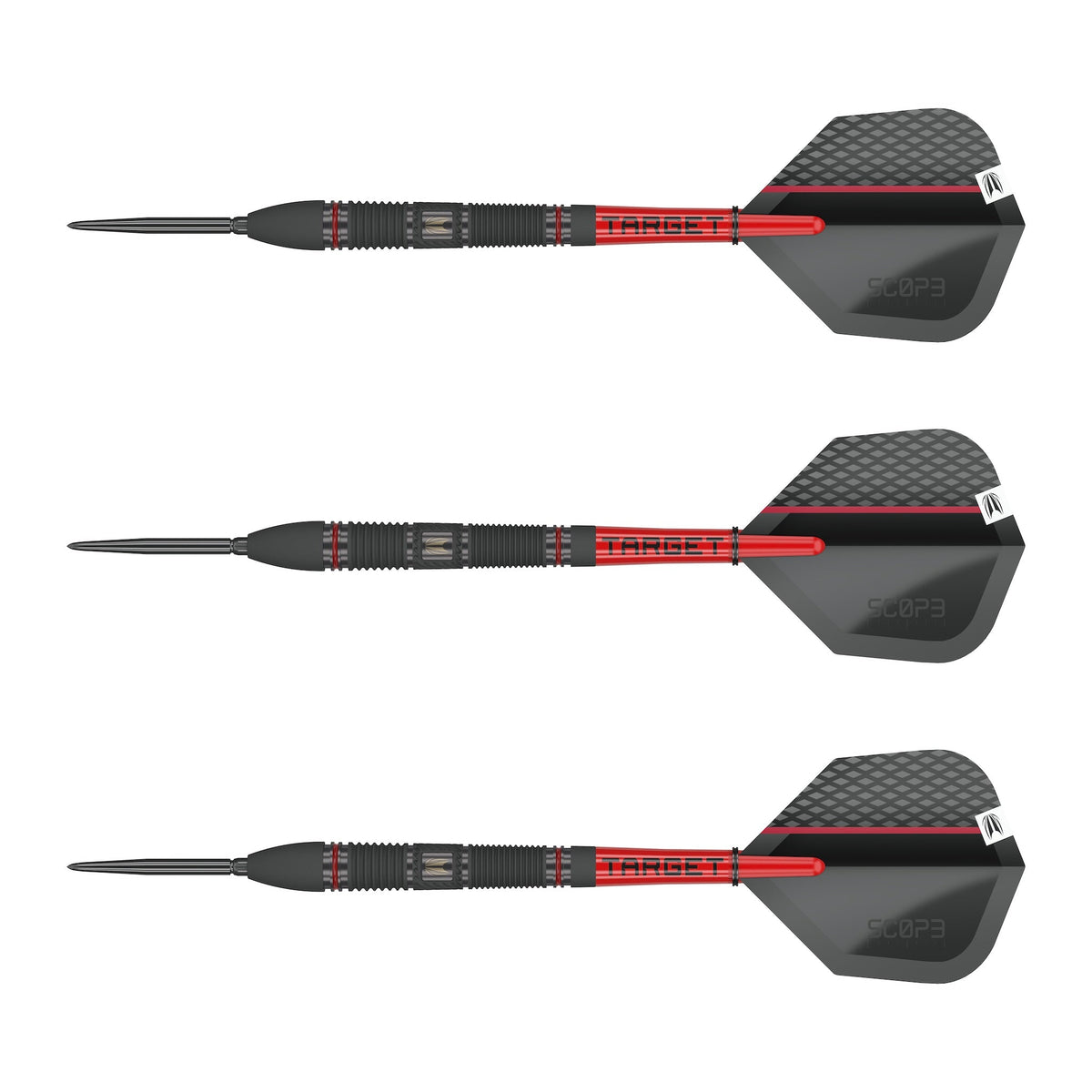 TARGET - Scope SP02 Swiss Point Steel Tip Darts - 90% Tungsten - 24g