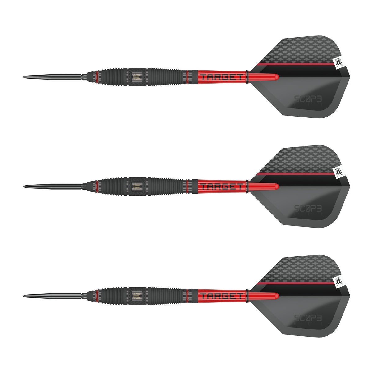 TARGET - Scope SP03 Swiss Point Steel Tip Darts - 90% Tungsten - 23g