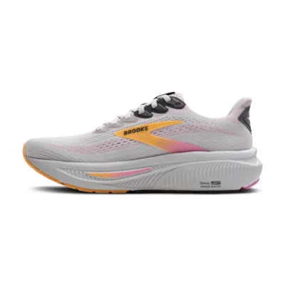 Brooks Womens Ghost 17 Wide- Oyster/Apricot/Pink (1204311D070)