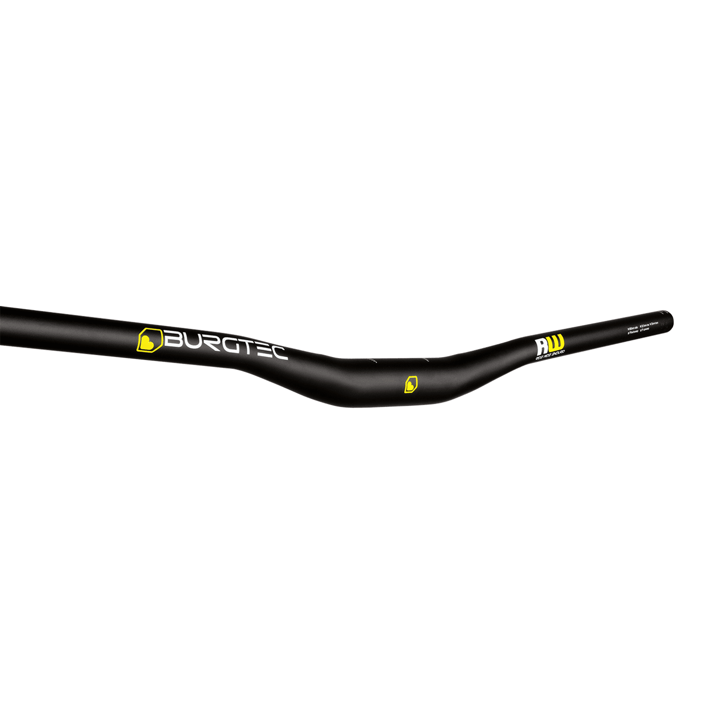 Burgtec RideWide Alloy Bar 22.5mm Rise - 800mm - 35mm