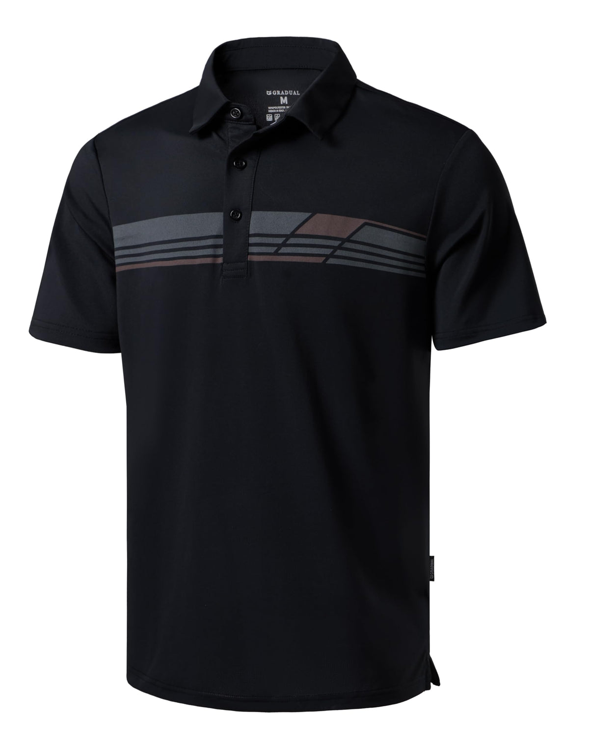 Men's Golf Shirts Dry Fit Moisture Wicking Performance Short Sleeve Collared Polo Shirts for Casual Athletic Business