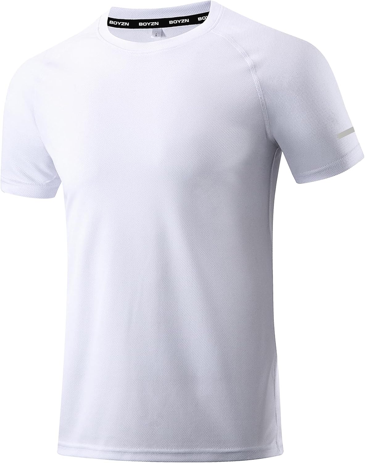 Boyzn 1, 3, 5 or 7 Pack Men's Workout Running Shirts, Dry Fit Moisture Wicking T-Shirt, Gym Athletic Short Sleeve Tee Shirts