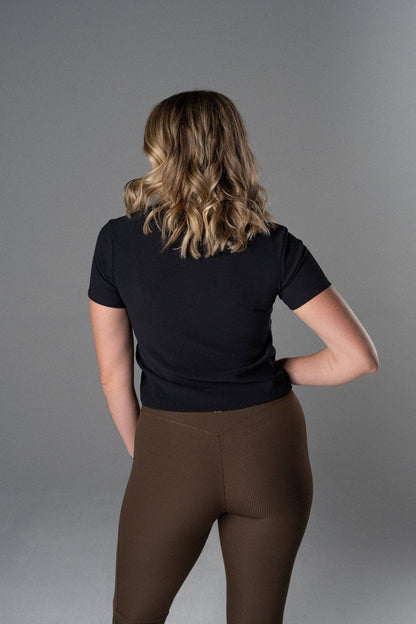 Alyth Active Devoted dynamic tee - Black - WOMEN