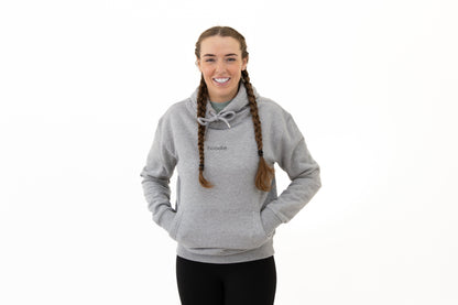 simple. hoodie. grey-marl.