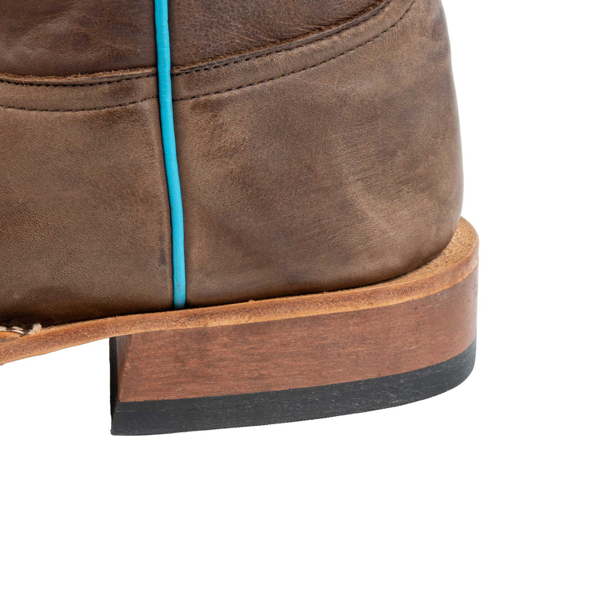 Anderson Bean Men's Square Toe Dark Brown Barcelona Western Boot