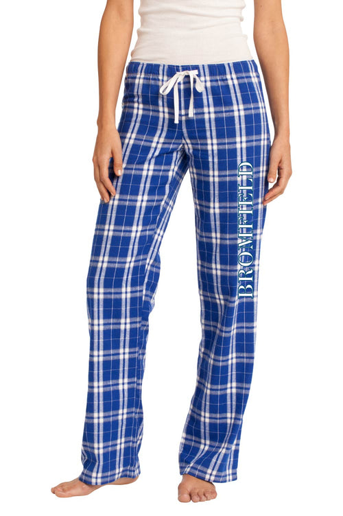 Bromfield Women’s Flannel Plaid Pant (DT2800)