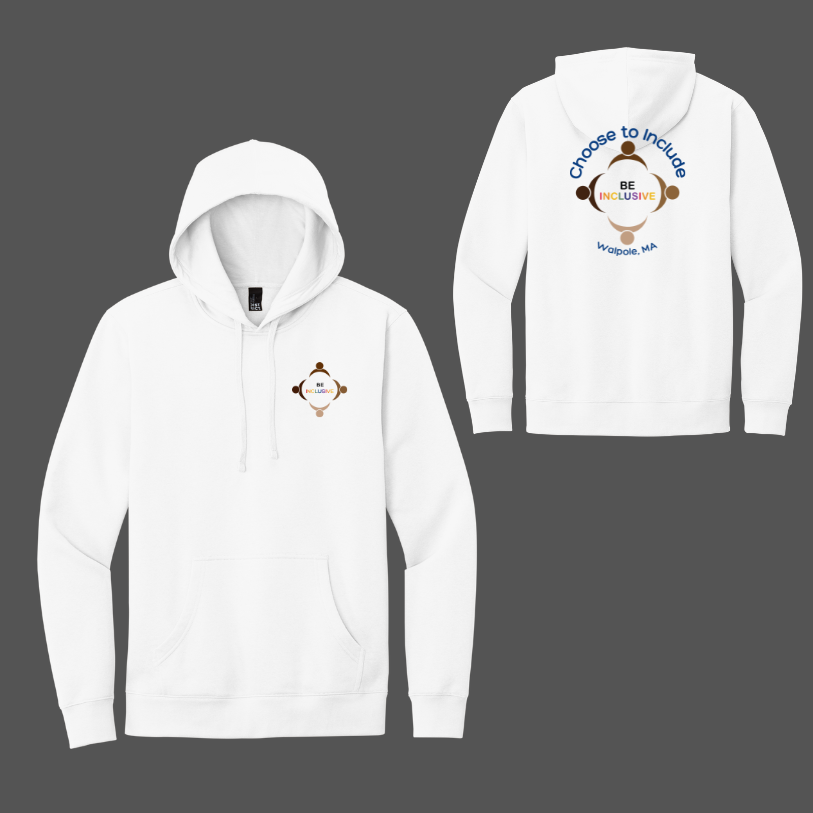 Be Inclusive -  Adult Unisex Fleece Hoodie (DT6100)