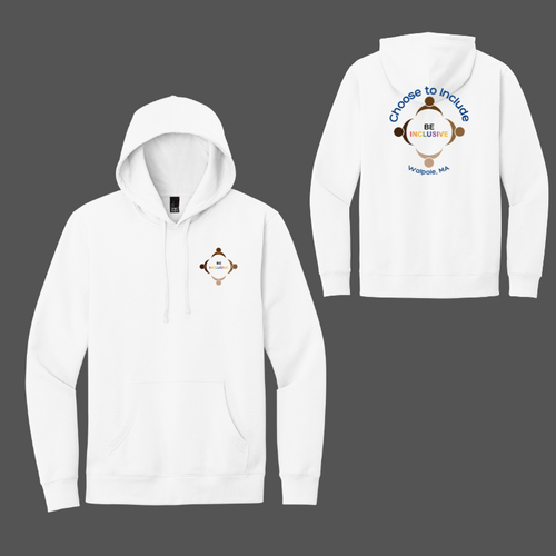 Be Inclusive -  Adult Unisex Fleece Hoodie (DT6100)
