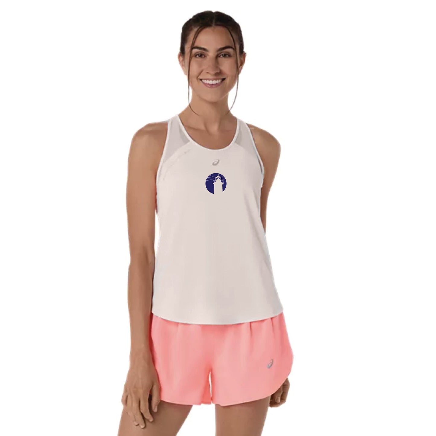ASICS Falmouth Road Race 2026 - ASICS Women's Road Tank - Cream (2012D370) (FRR26-09 Small Front Chest, FRR26-19 Back))