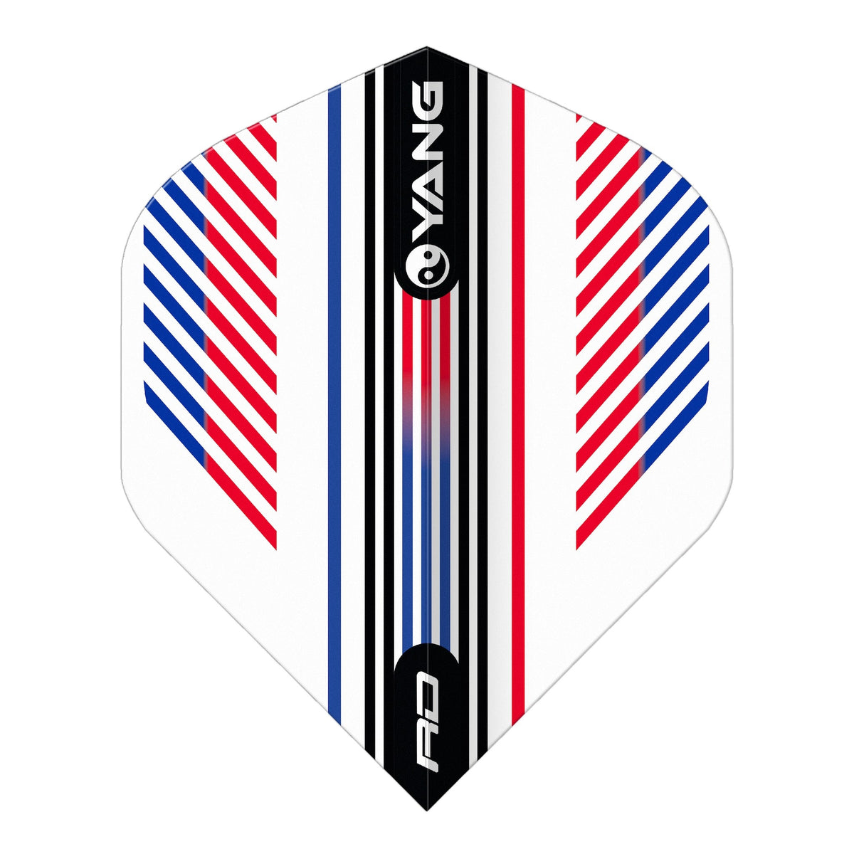 RED DRAGON - Red and Blue Yin Yang Dart Flights - Standard Shape