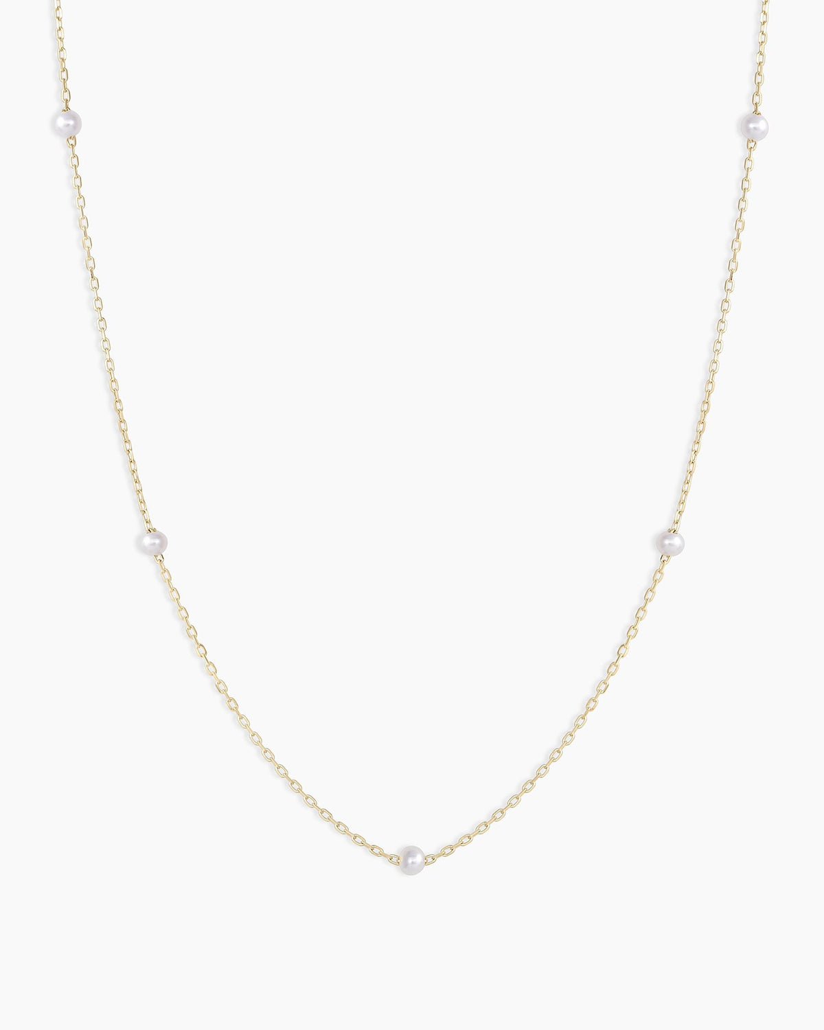 14K Gold Pearl Newport Necklace