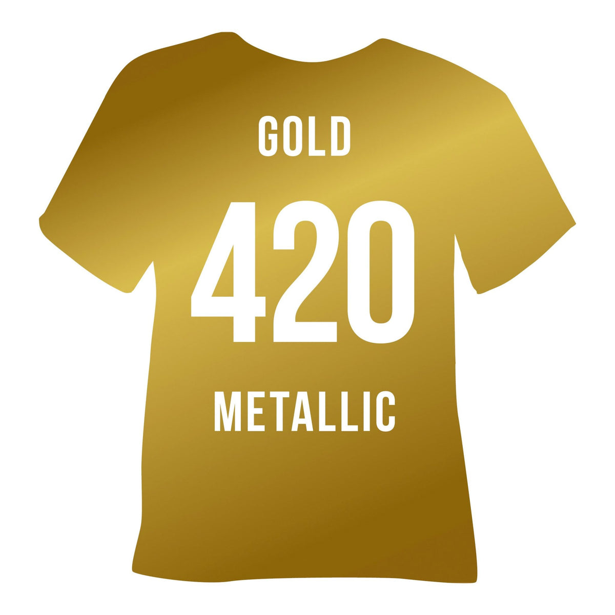 420 Gold Metallic POLI-FLEX® PREMIUM HTV