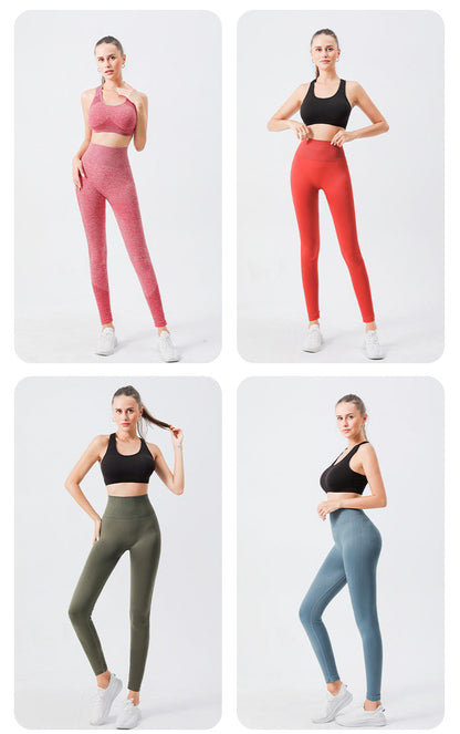 High-Waisted Tight-Fitting Sports Leggings for Women