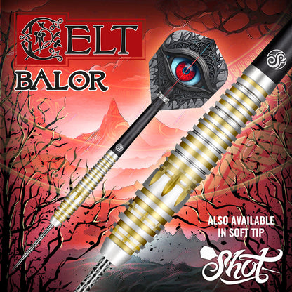 SHOT - Celt Balor Steel Tip Darts - 90% Tungsten - 24g