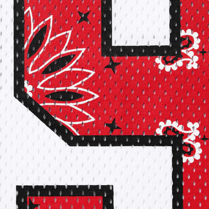 Supreme Bandana Football Jersey White/Red