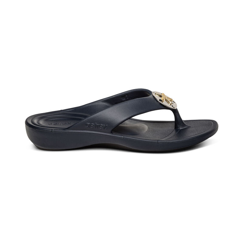 Aetrex Womens Maui Starfish Orthotic Flips (L20W)