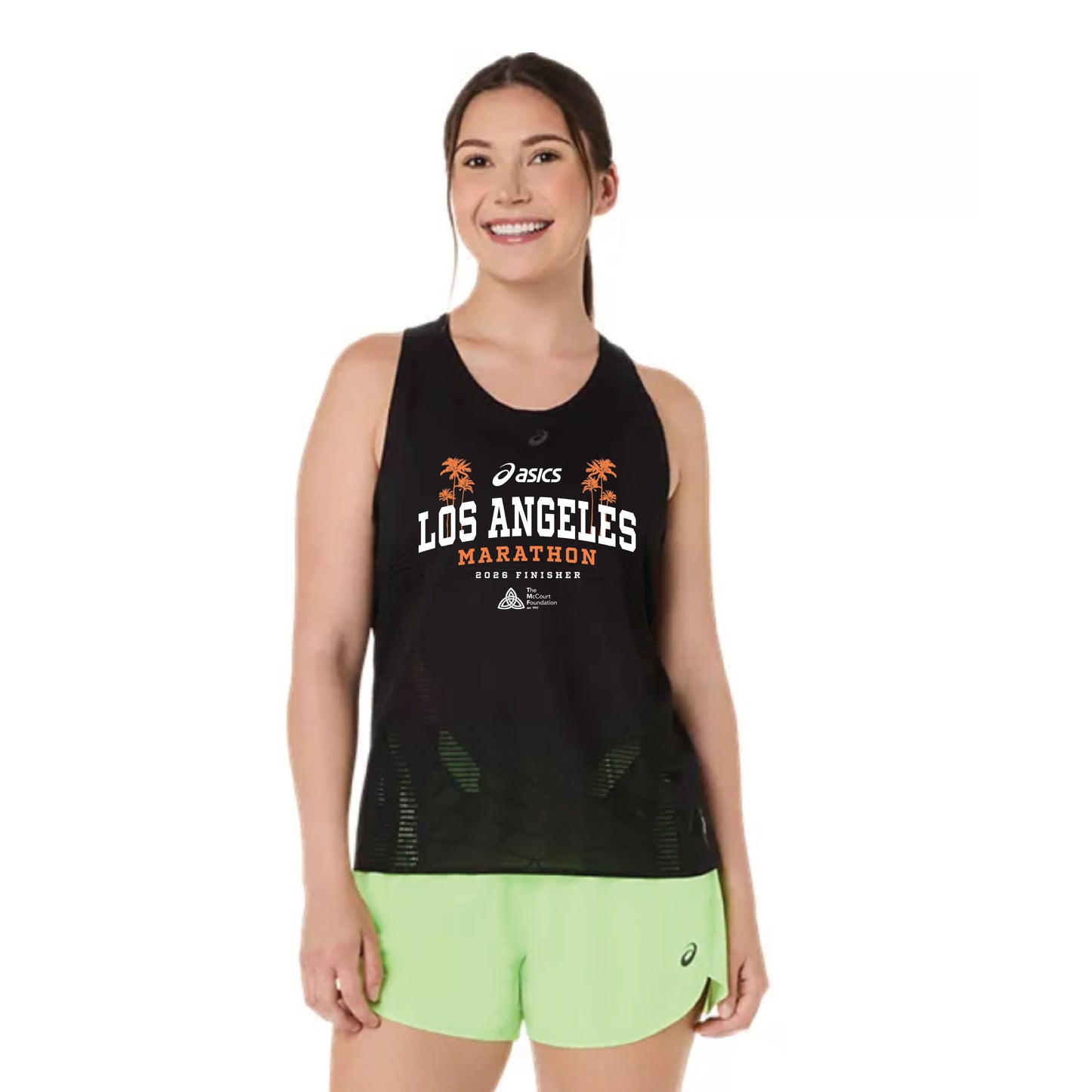 2026 ASICS Los Angeles Marathon FINISHER - ASICS Women's Metarun Tank Black (2012D416) (LA26-33)