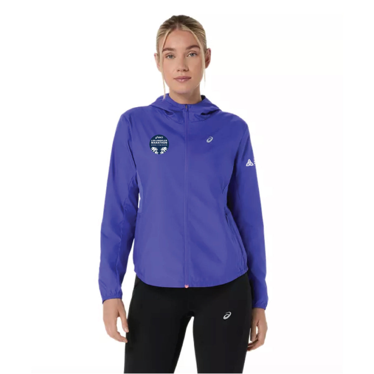 2026 ASICS Los Angeles Marathon FINISHER - ASICS Women's Silver Jacket Cobalt Burst (2012D148) (LA26-37)