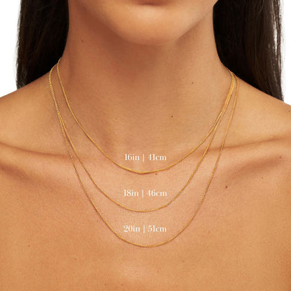 Solid Gold Genuine Diamond Initial Letter Necklace