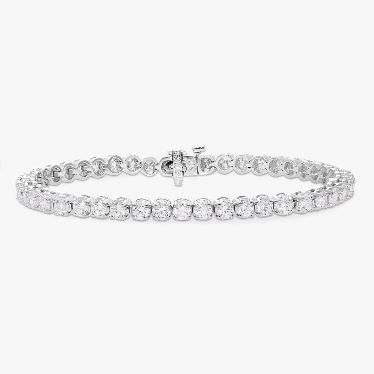 Buttercup Laboratory Grown Diamond Scalloped Tennis Bracelet