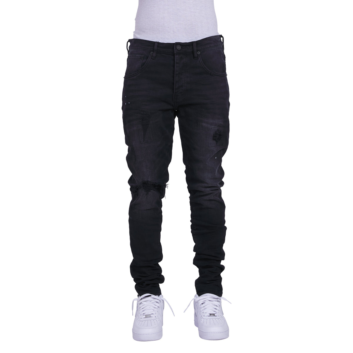 Black Repair Denim