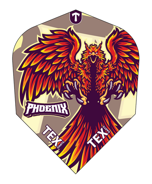 TEX - Phoenix Dart Flights - Standard Small NO6 Shape