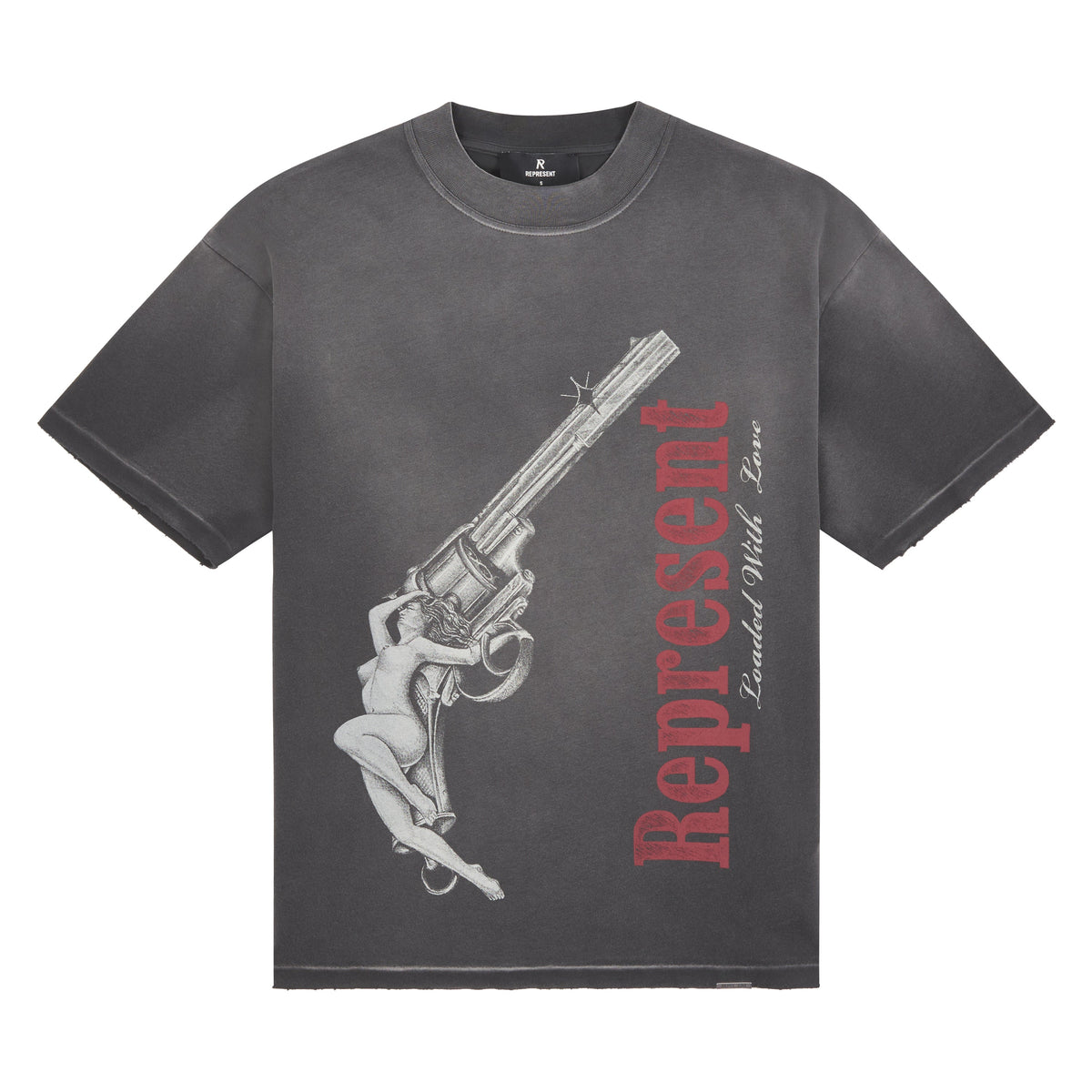Loaded With Love Tee | Stained Black
