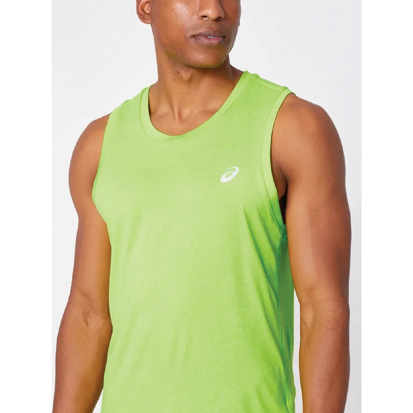 Asics Men's Ready-Set Lyte Singlet Hazard Green (2011C657)