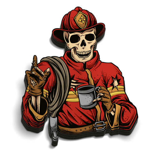 Hotshots - Coffee Time - Sticker