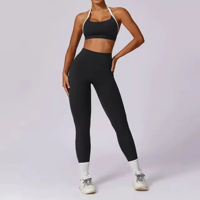 2PCS Women Push Up Workout Set